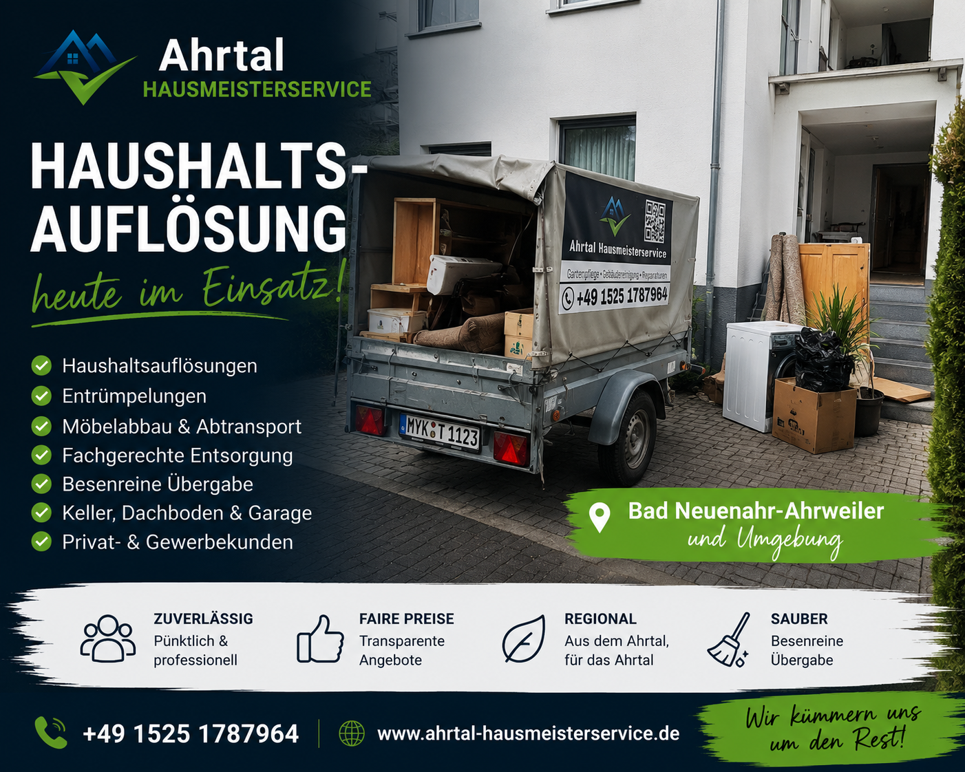 🏠 Haushaltsauflösung in Bad Neuenahr-Ahrweiler – schnell, zuverlässig und sauber